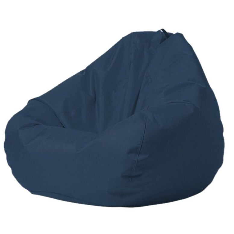 Aussie Outdoor Mykonos Teardrop Bean Bag Cover in Navy, 100x120cm, waterproof Oxford fabric, UV-resistant, durable outdoor bean bag seating
