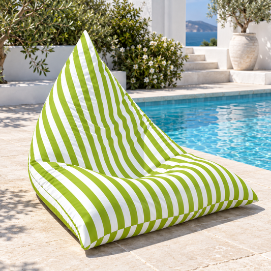 hamptons-outdoor-triangle-bean-bag-cover-100-x-140-light-green-white-vertical-stripe-lifestyle