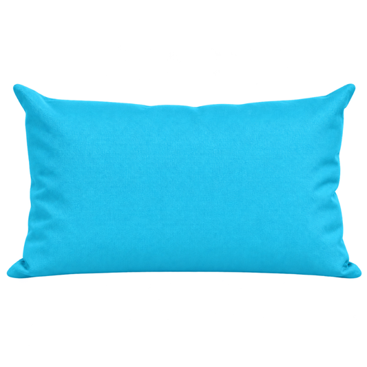 Santorini blue weatherproof outdoor cushion cover 30 x 50 cm lumba
