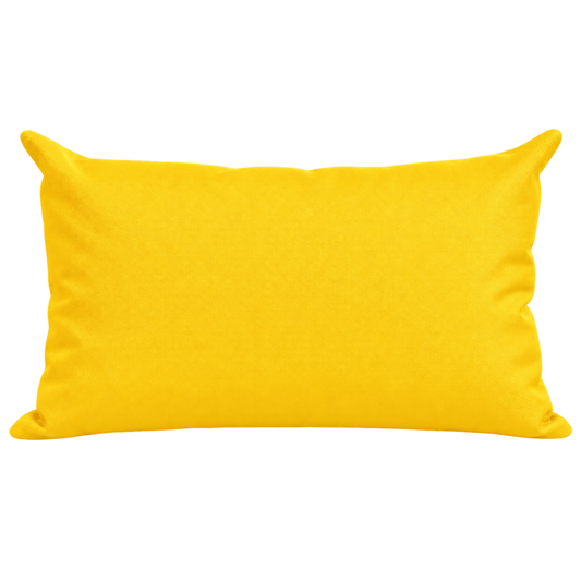 Santorini yellow weatherproof outdoor cushion cover 30 x 50 cm lumbar