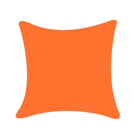 Bondi Outdoor Waterproof Plain Block Cushion Cover Orange 5 Sizes