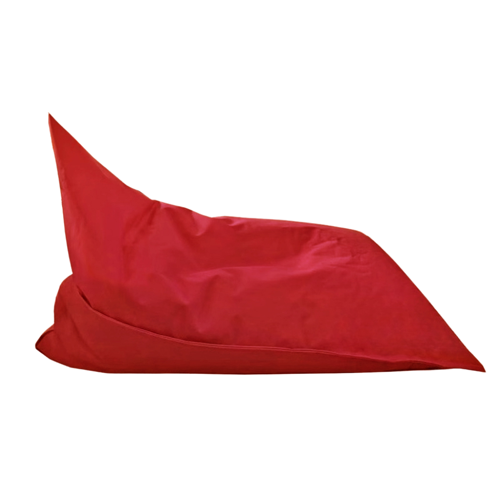 Red Beach Brights reclining outdoor bean bag cover 100 x 145 cm