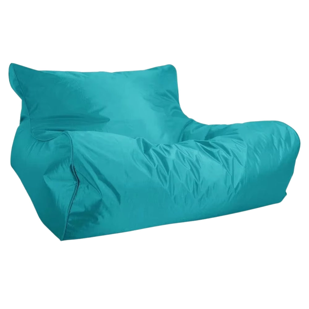 Bondi Premium Pool floating pool double lounger beanbag cover – Teal front view.
