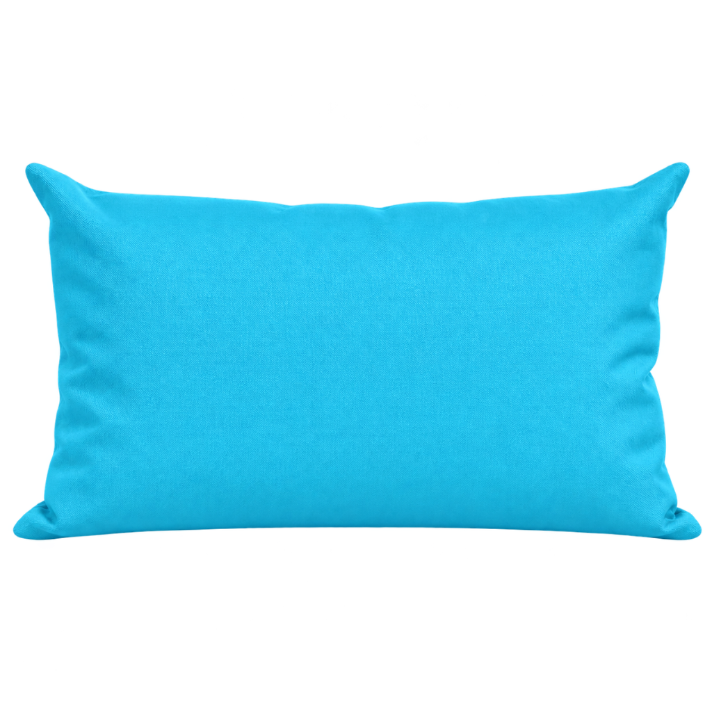 Santorini blue weatherproof outdoor cushion cover 30 x 50 cm lumba