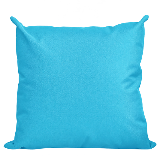 Santorini blue weatherproof outdoor cushion cover 45 x 45 cm square