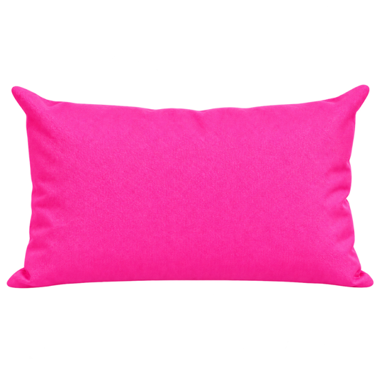 Santorini fuchsia weatherproof outdoor cushion cover 30 x 50 cm lumbar