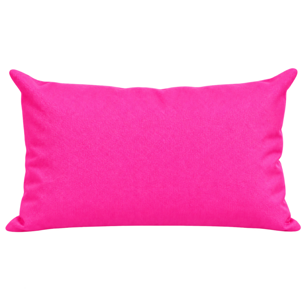 Santorini fuchsia weatherproof outdoor cushion cover 30 x 50 cm lumbar