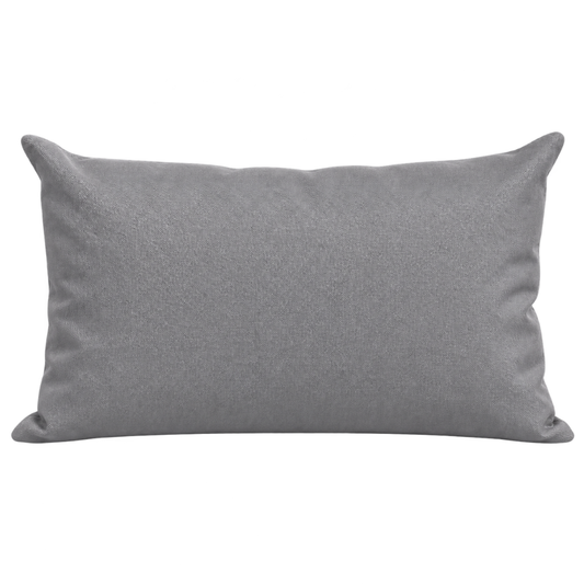 Santorini grey weatherproof outdoor cushion cover 30 x 50 cm lumbar