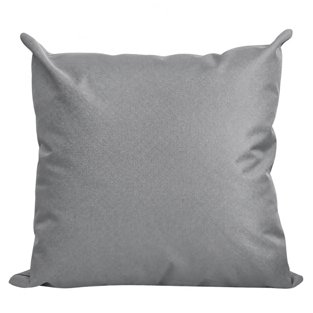 Santorini grey weatherproof outdoor cushion cover 45 x 45 cm square