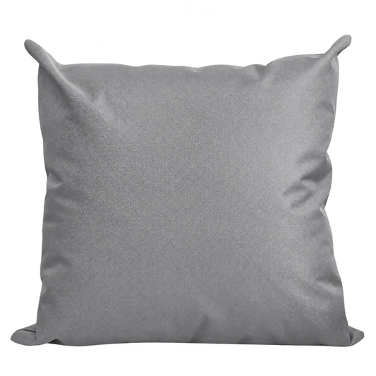 Santorini grey weatherproof outdoor cushion cover 45 x 45 cm square