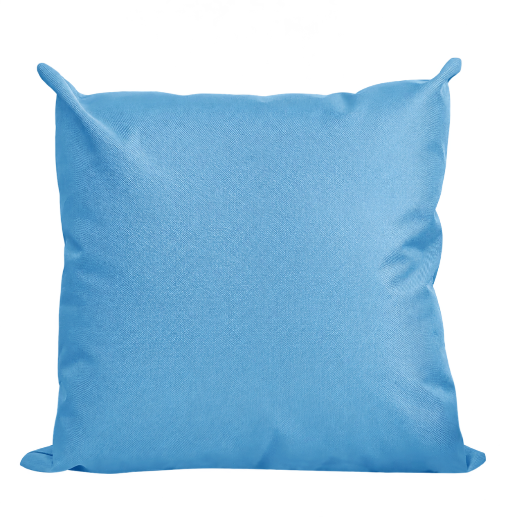 Santorini lake blue weatherproof outdoor cushion cover 45 x 45 cm square