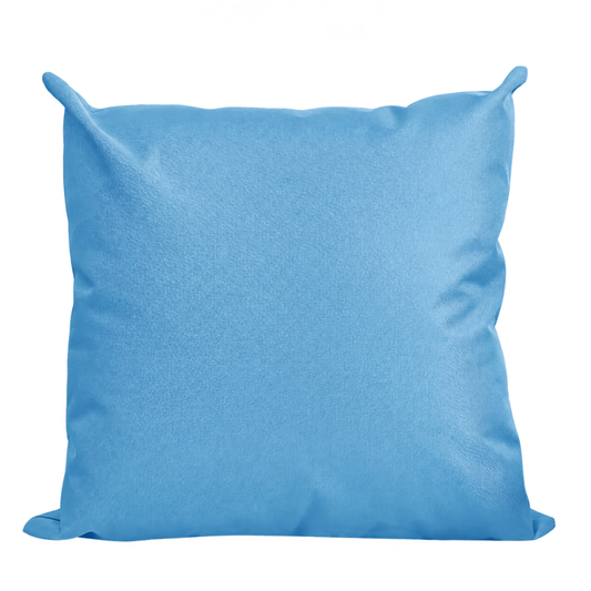 Santorini lake blue weatherproof outdoor cushion cover 45 x 45 cm square
