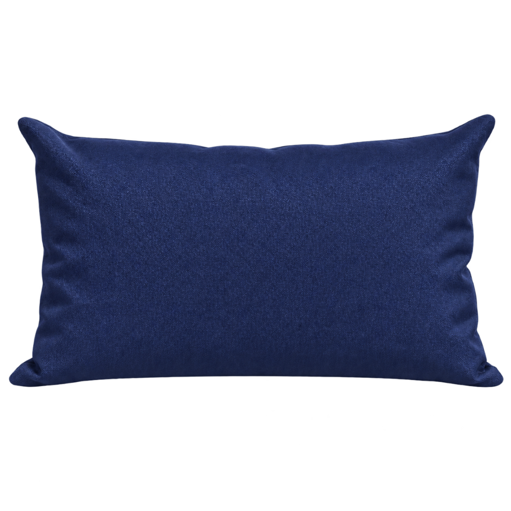 Santorini navy weatherproof outdoor cushion cover 30 x 50 cm lumbar