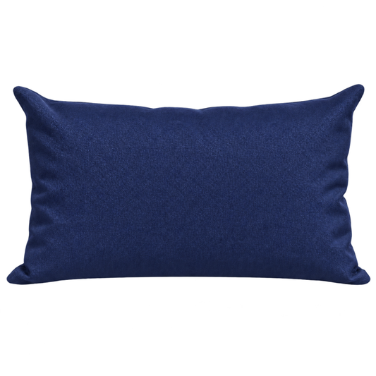 Santorini navy weatherproof outdoor cushion cover 30 x 50 cm lumbar