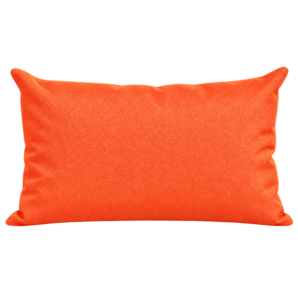 Santorini orange weatherproof outdoor cushion cover 30 x 50 cm lumbar