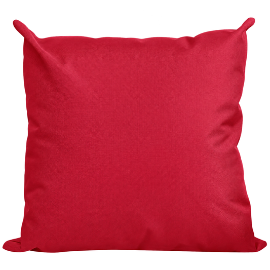 Santorini red weatherproof outdoor cushion cover 45 x 45 cm square