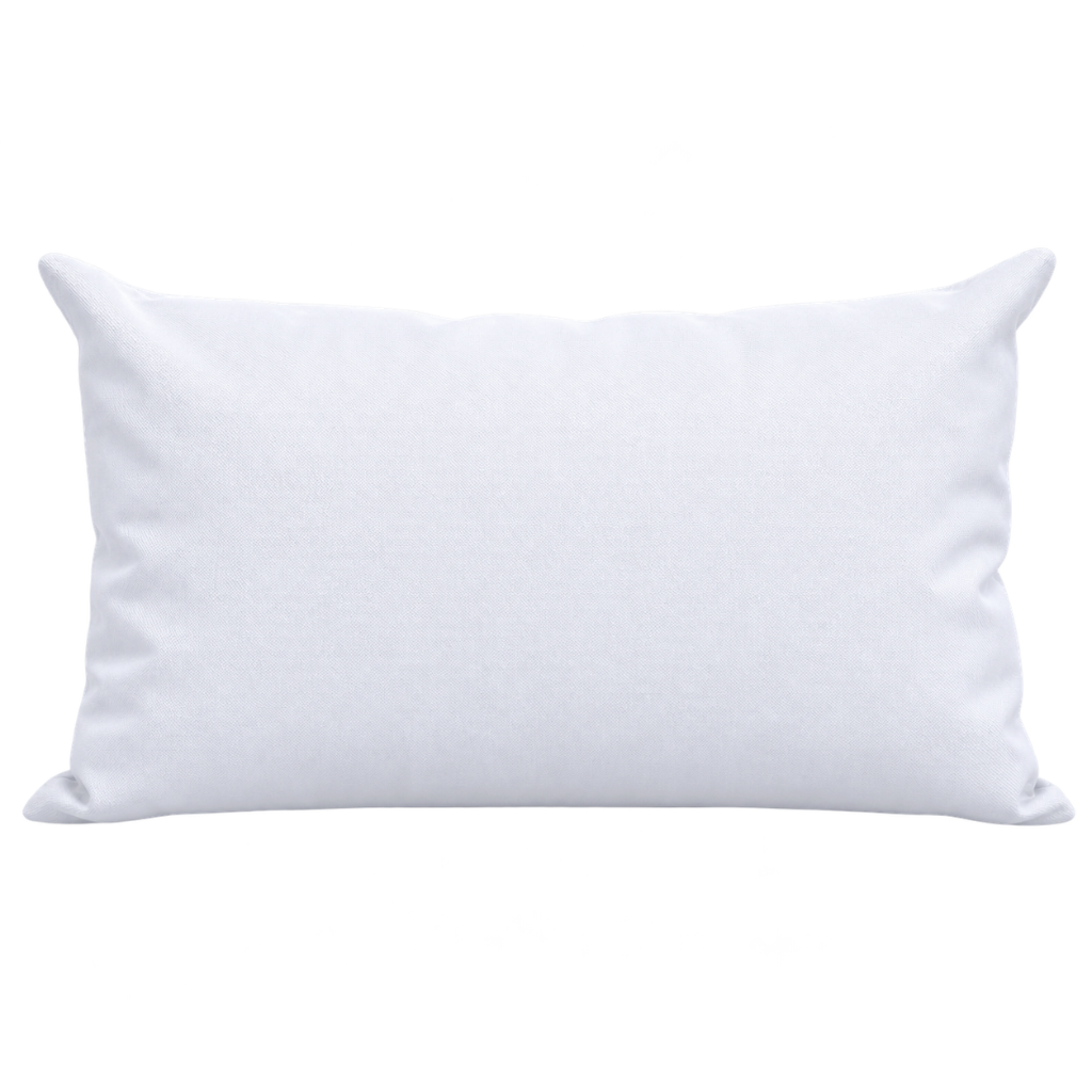 Santorini white weatherproof outdoor cushion cover 30 x 50 cm lumbar