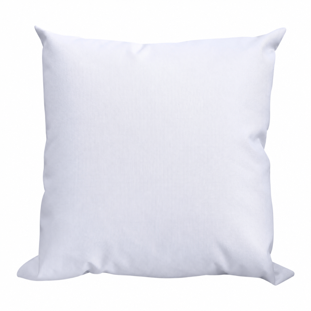 Santorini white weatherproof outdoor cushion cover 45 x 45 cm square