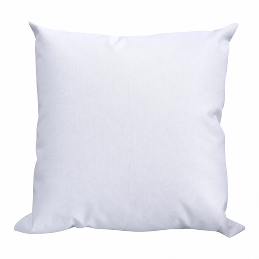 Santorini white weatherproof outdoor cushion cover 45 x 45 cm square